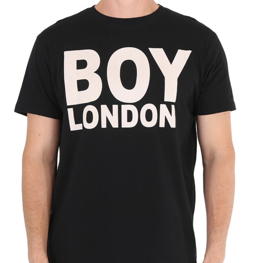 Boy London Black Short Sleeve Logo Tee